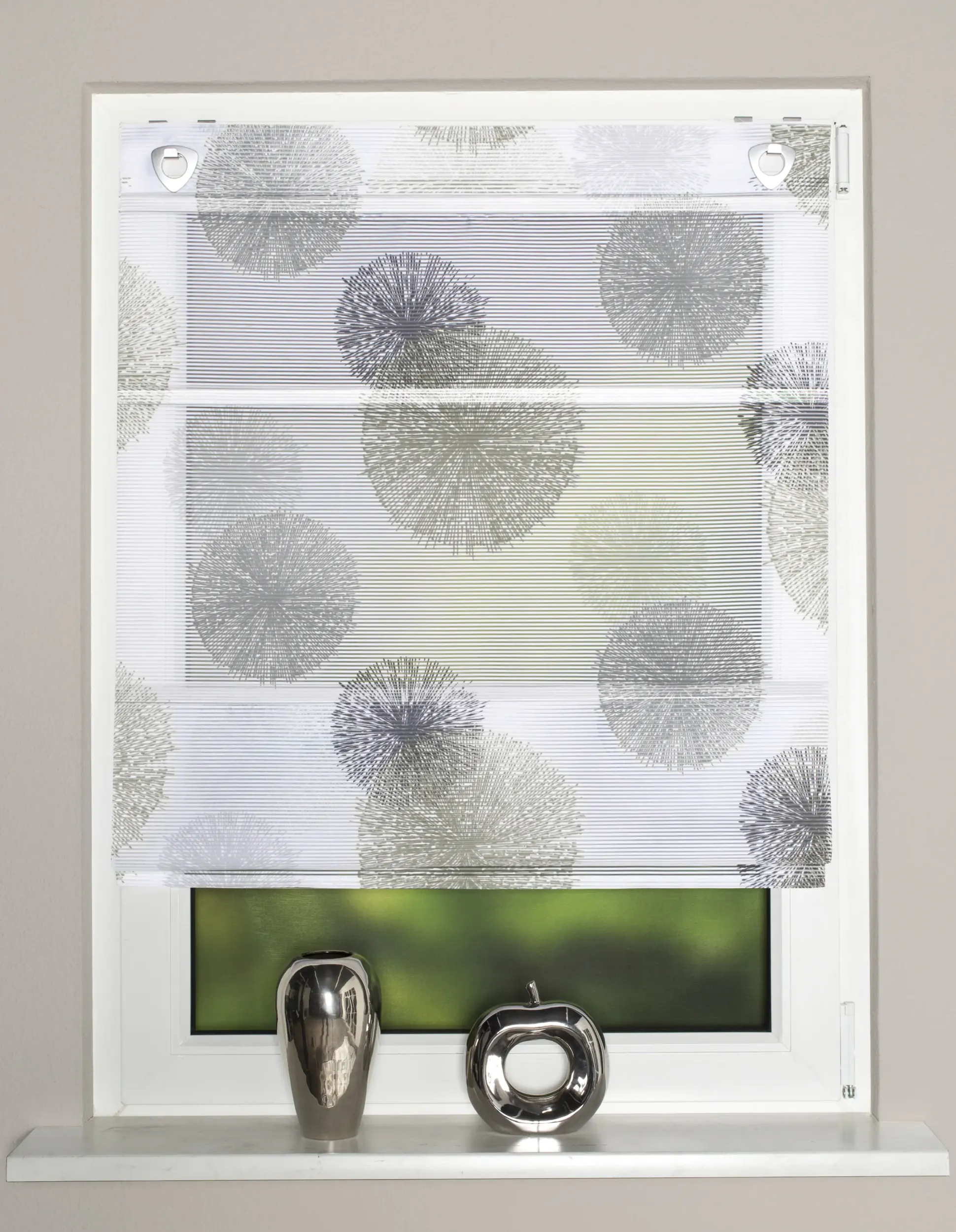 Home Wohnideen Raffrollo Pusteblume stein 130 x 45 cm