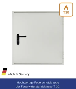 Hörmann Brandschutzklappe T30-H8-5 verzinkt 87,5 x 125 cm Links/Rechts