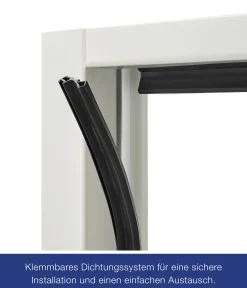 Hörmann Brandschutzklappe T30-H8-5 verzinkt 87,5 x 125 cm Links/Rechts