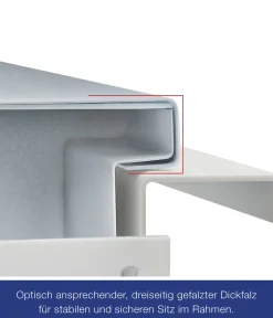 Hörmann Innentür ZK mit Lichtausschnitt inkl. Drückergarnitur verzinkt 100 x 200 cm DIN rechts