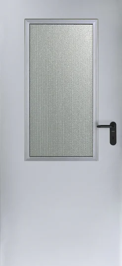 Hörmann Innentür ZK mit Lichtausschnitt inkl. Drückergarnitur verzinkt 100 x 200 cm DIN links