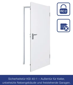 Hörmann Sicherheitstür KSI 40 RC2 100 x 200 cm Rechts