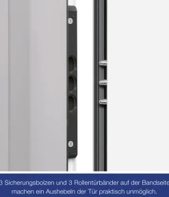 Hörmann Sicherheitstür KSI Thermo46 RC2 weiß 100 x 200 cm Rechts