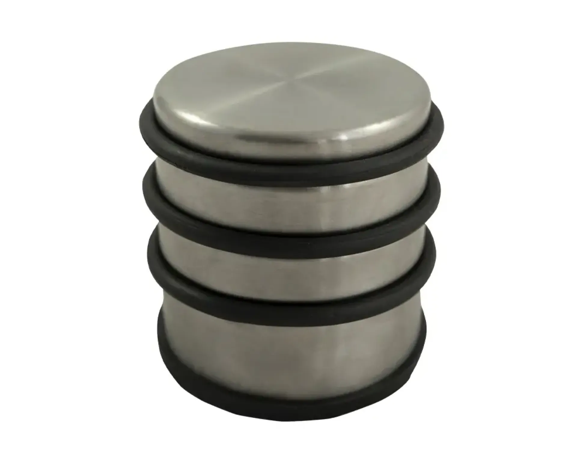 HSI Türstopper hoch Ø 6,8 x 7,4 cm Edelstahl-Optik
