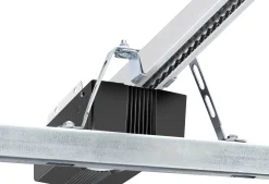 IsoMatic Garagen-Sektionaltor 250 x 212,5 cm reinweiss Inkl. Torantrieb