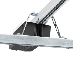 IsoMatic Garagen-Sektionaltor 250 x 212,5 cm anthrazitgrau Inkl. Torantrieb
