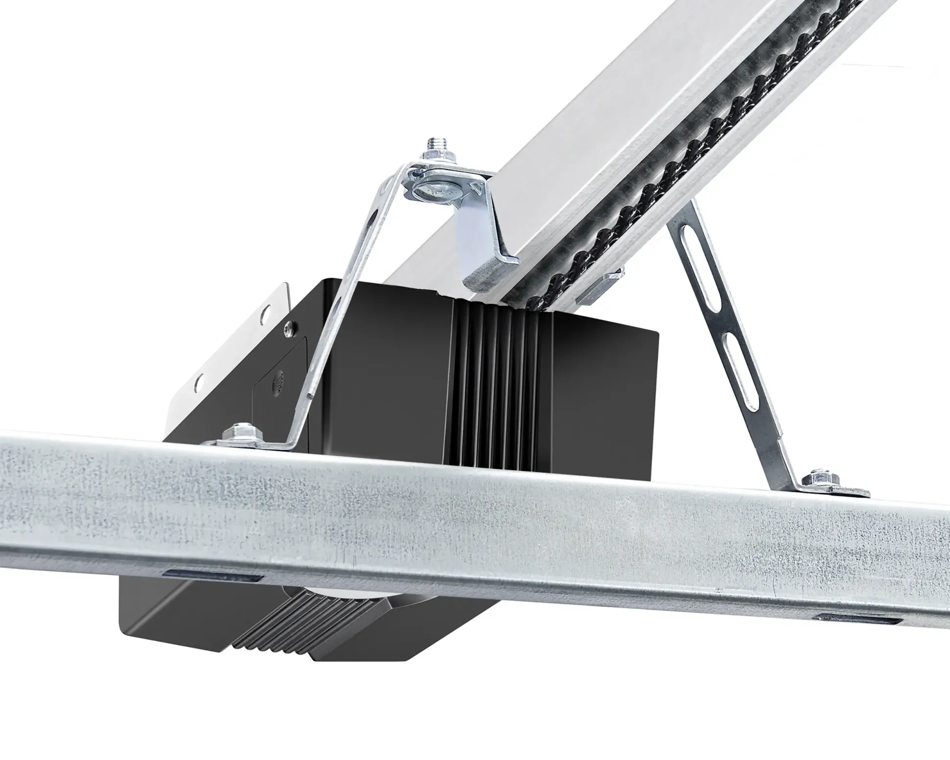 IsoMatic Garagen-Sektionaltor 250 x 212,5 cm anthrazitgrau Inkl. Torantrieb