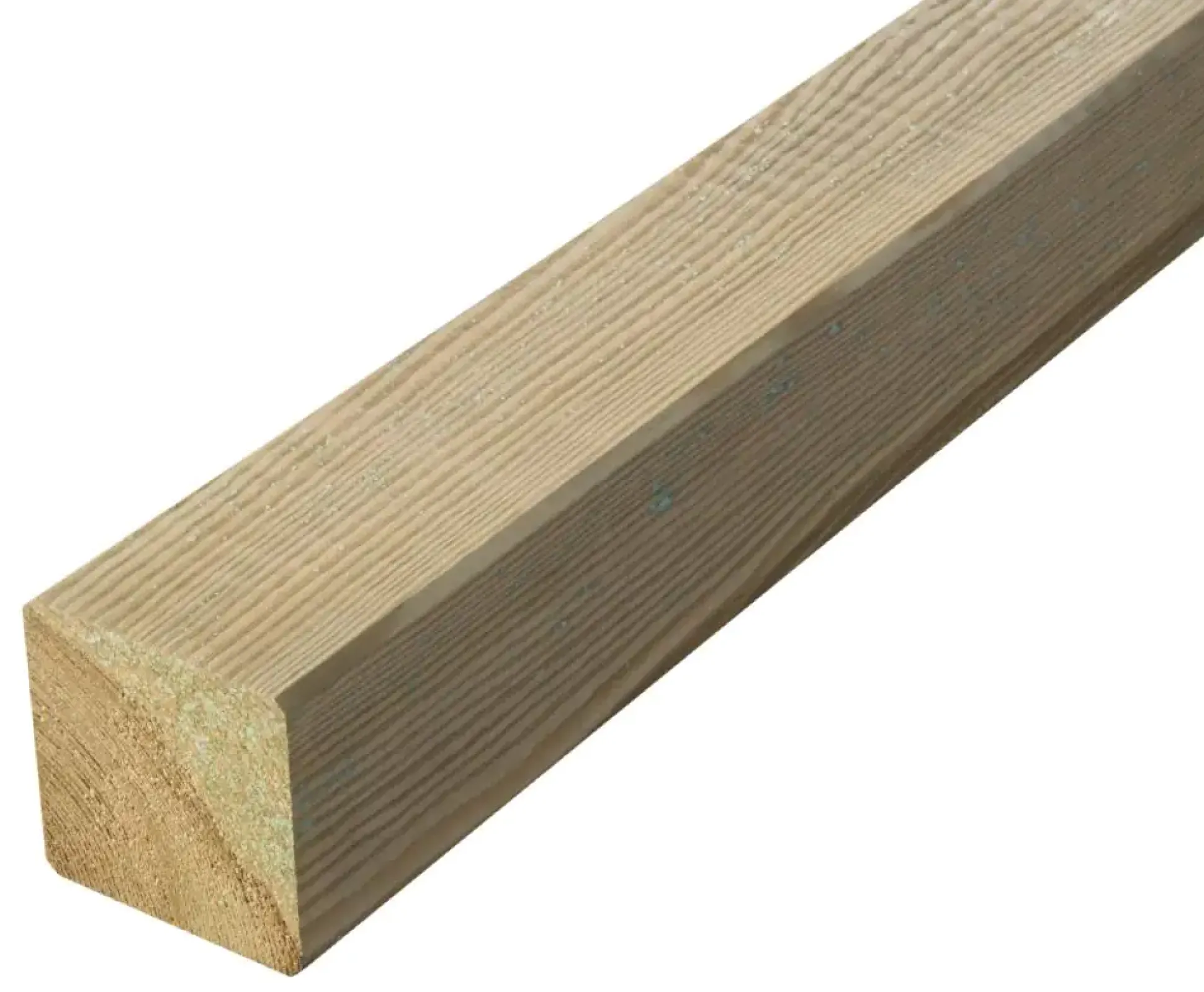 Kantholzpfosten 200 cm, 70 x 70 mm, kesseldruckimprägniert