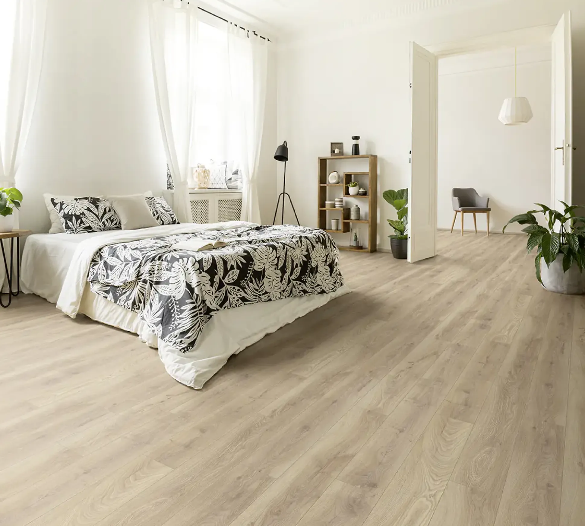 Krono Original Laminat mit Trittschalldämmung Biscotti Oak