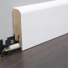 Kronoflooring Fußleiste 260 cm 70 x 17 mm Uni weiß gerundet