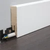 Kronoflooring Fußleiste 260 cm 70 x 17 mm Uni weiß gefast