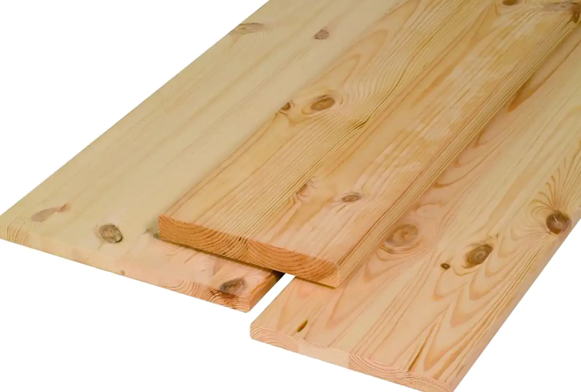 Leimholzplatte Nadelholz geschliffen Kanten gefast 120 x 40 cm 18 mm