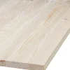 Leimholzplatte Nadelholz Oberfläche geschliffen 80 x 40 cm 18 mm