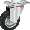 Lenkrolle mit Platte 125 x 37 mm, Tragkr. 100 kg