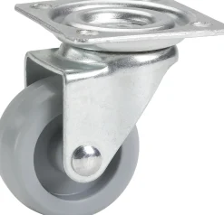 Lenkrolle mit Platte 36 x15 x 50 mm, Tragkr. 35kg