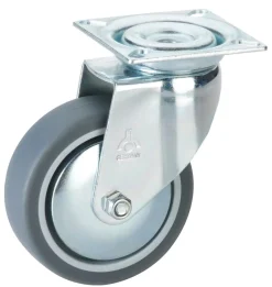Lenkrolle mit Platte 36 x15 x 50 mm, Tragkr. 35kg