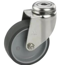 Lenkrolle mit Rückenloch 50 x 18 mm, Tragkr. 40 kg
