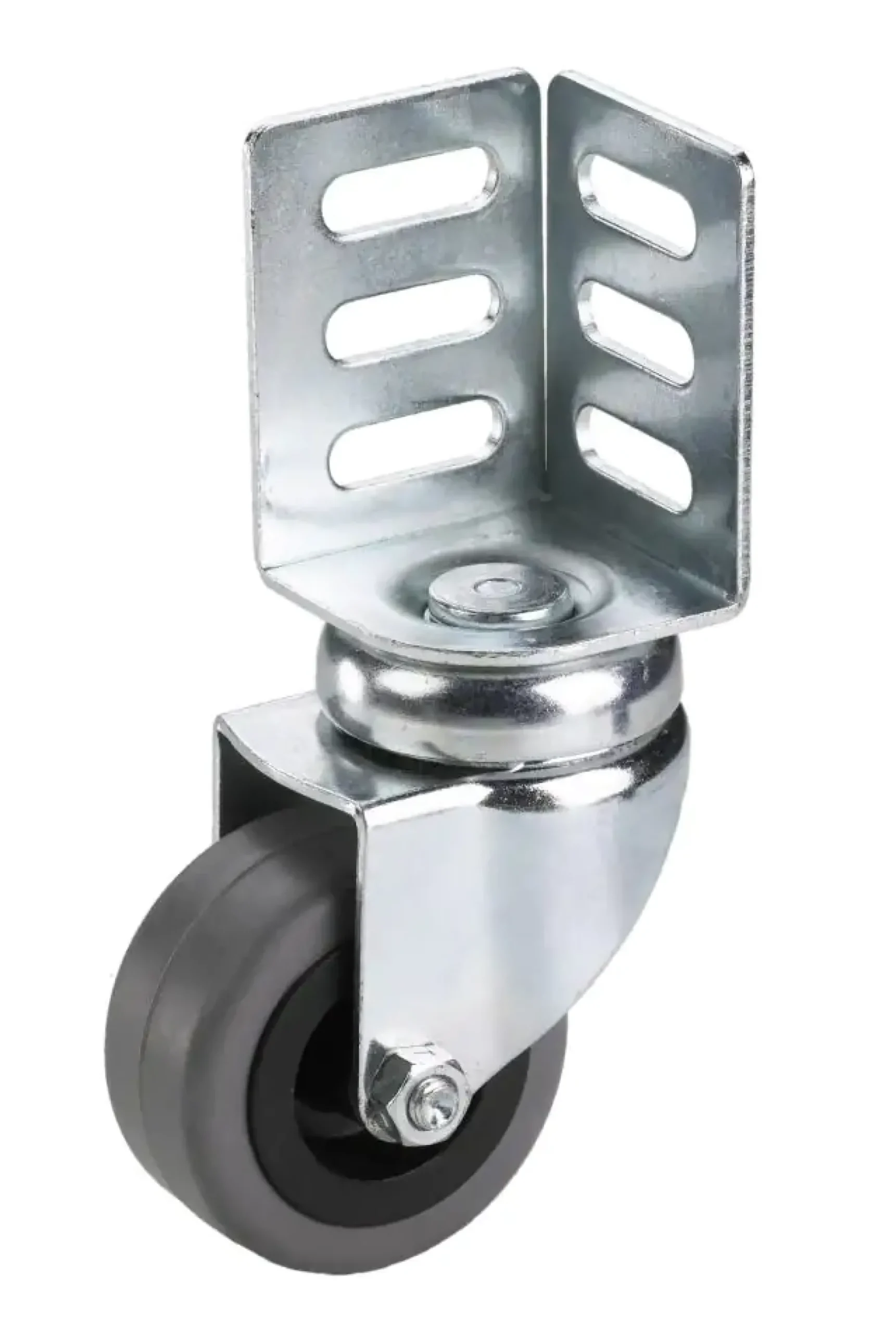 Lenkrolle mit Winkelblech 50 x 22 mm, Tragkr. 40 kg