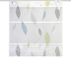 Magnetrollo Bambus Paolo blau-grün 130 x 60 cm