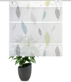 Magnetrollo Bambus Paolo blau-grün 130 x 80 cm