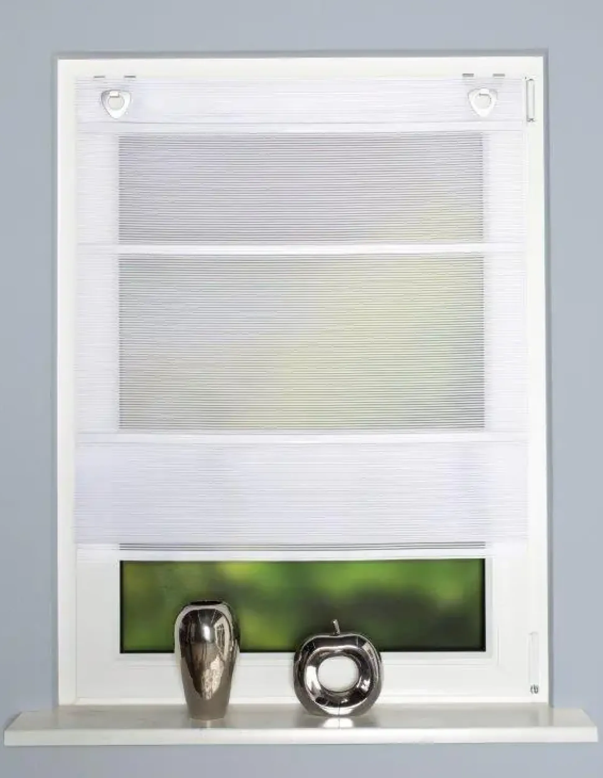 Magnetrollo Bambus Rom weiß 210 x 70 cm