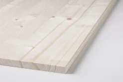 Massivholzplatte Nadelholz Naturwuchs unfoliert 60 x 120 cm 18 mm