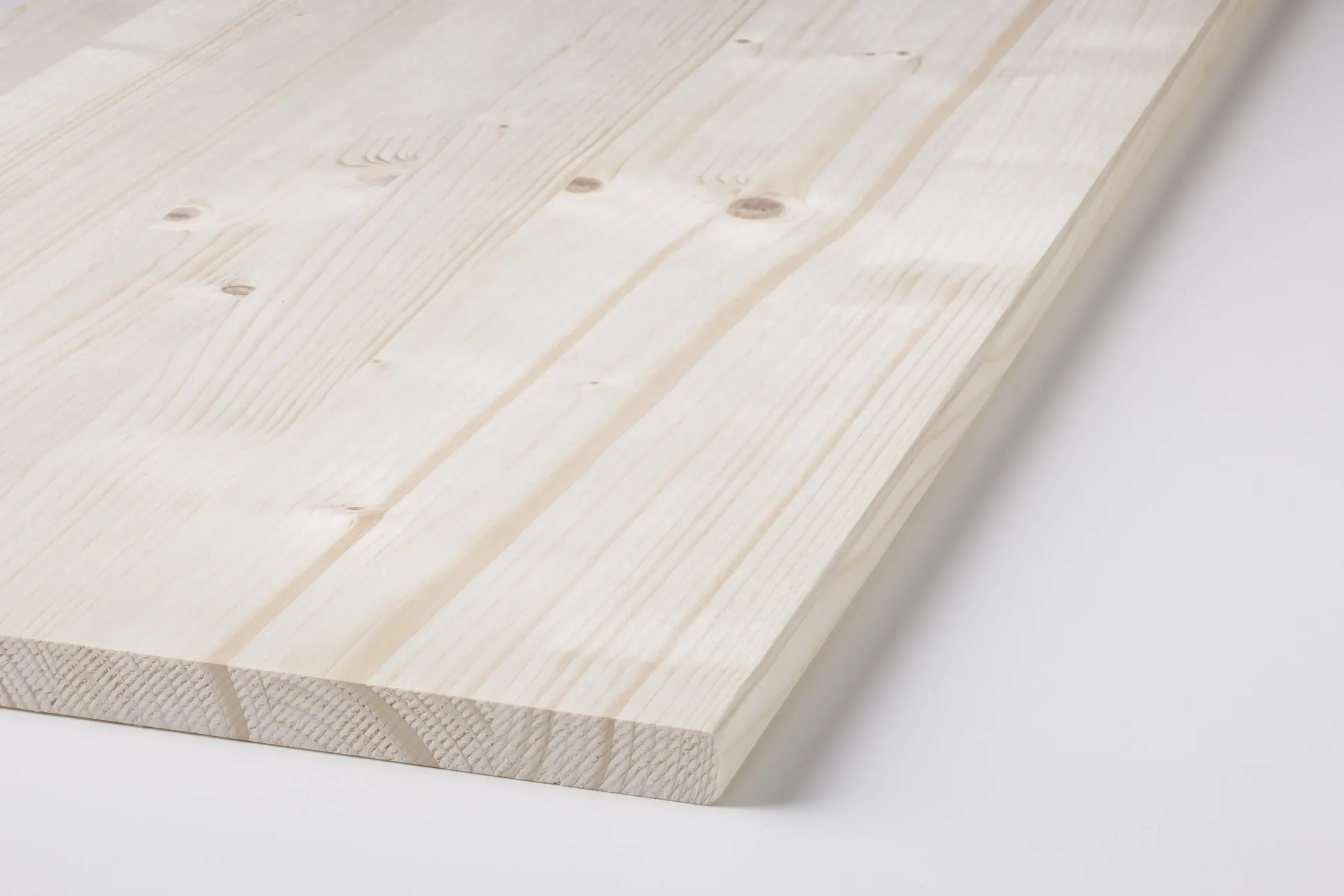 Massivholzplatte Nadelholz Naturwuchs unfoliert 60 x 120 cm 18 mm