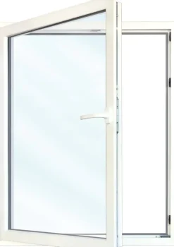 Meeth Balkontür 105 x 190 cm DIN links 1 Flügelig Dreh-Kipp, weiß