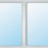 Meeth Balkontür Kunststoff 125 x 205 cm 2-flg. Dreh-Kipp/Dreh-Kipp weiß