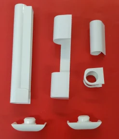 Meeth Bandabdeckkappen-Set weiß, für Fenster