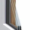 Meeth Fenster 90 x 50 cm DIN rechts 1 flügelig Dreh-Kipp weiß/golden Oak