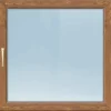 Meeth Fenster 85 x 130 cm DIN rechts 1 flügelig Dreh-Kipp golden Oak