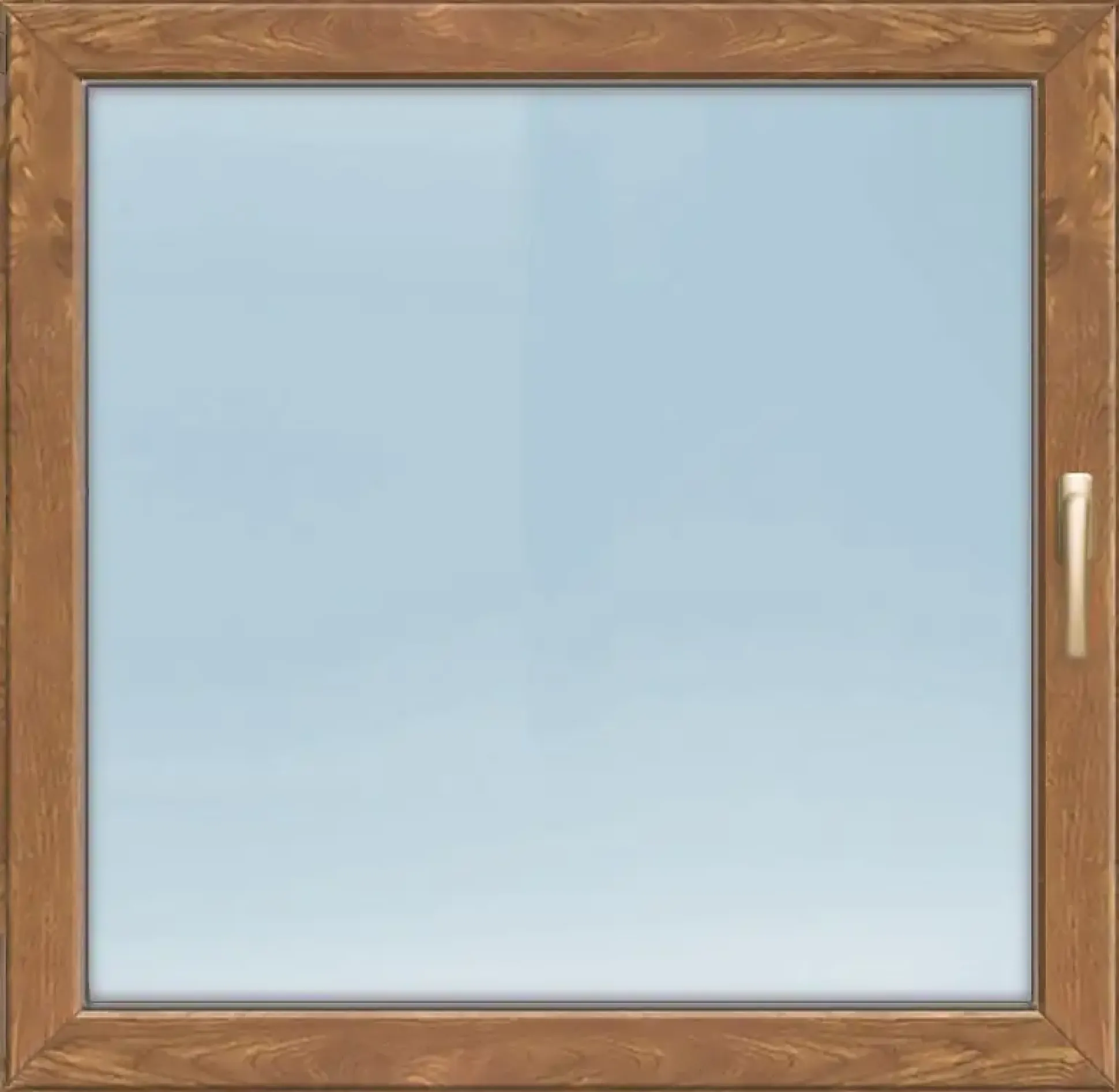 Meeth Fenster 120 x 105 cm DIN links 1 flügelig Dreh-Kipp golden Oak