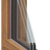 Meeth Fenster 85 x 60 cm DIN rechts 1 flügelig Dreh-Kipp golden Oak