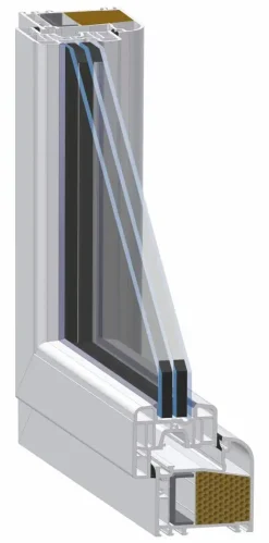 Meeth Fenster 80 x 90 cm DIN links 1 flügelig Dreh-Kipp weiß