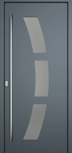 Meeth Haustür Genius PVC Modell 103 DIN Links weiß/titan