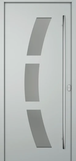 Meeth Haustür Genius PVC Modell 103 DIN Rechts weiß/lichtgrau