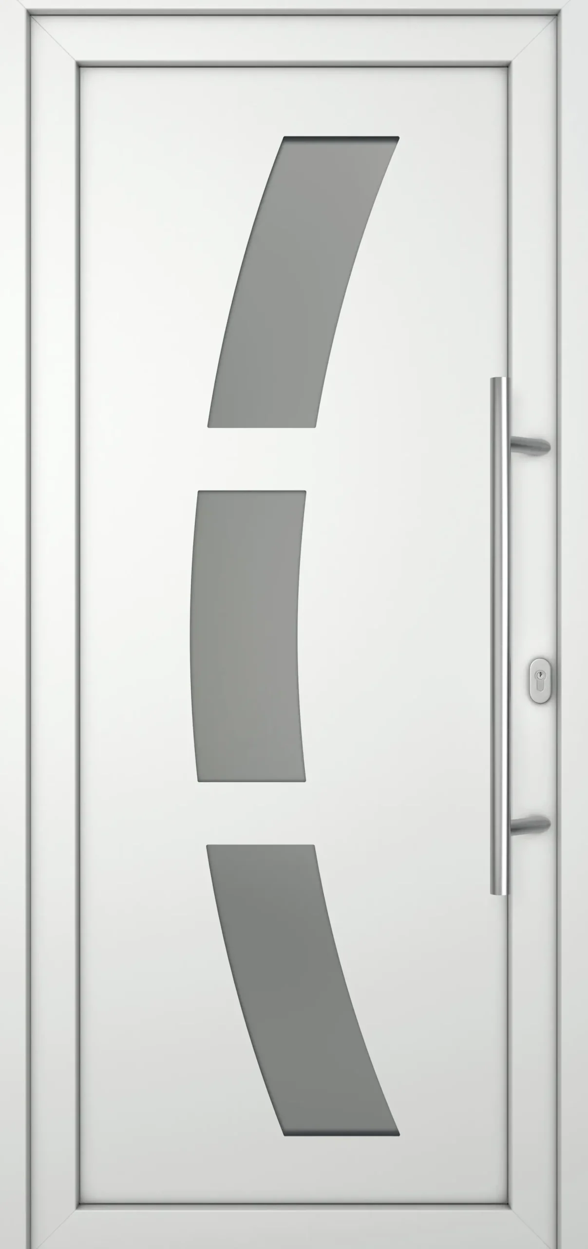 Meeth Haustür Optimal Pro PVC Modell 103 88 x 208 cm DIN Rechts weiß