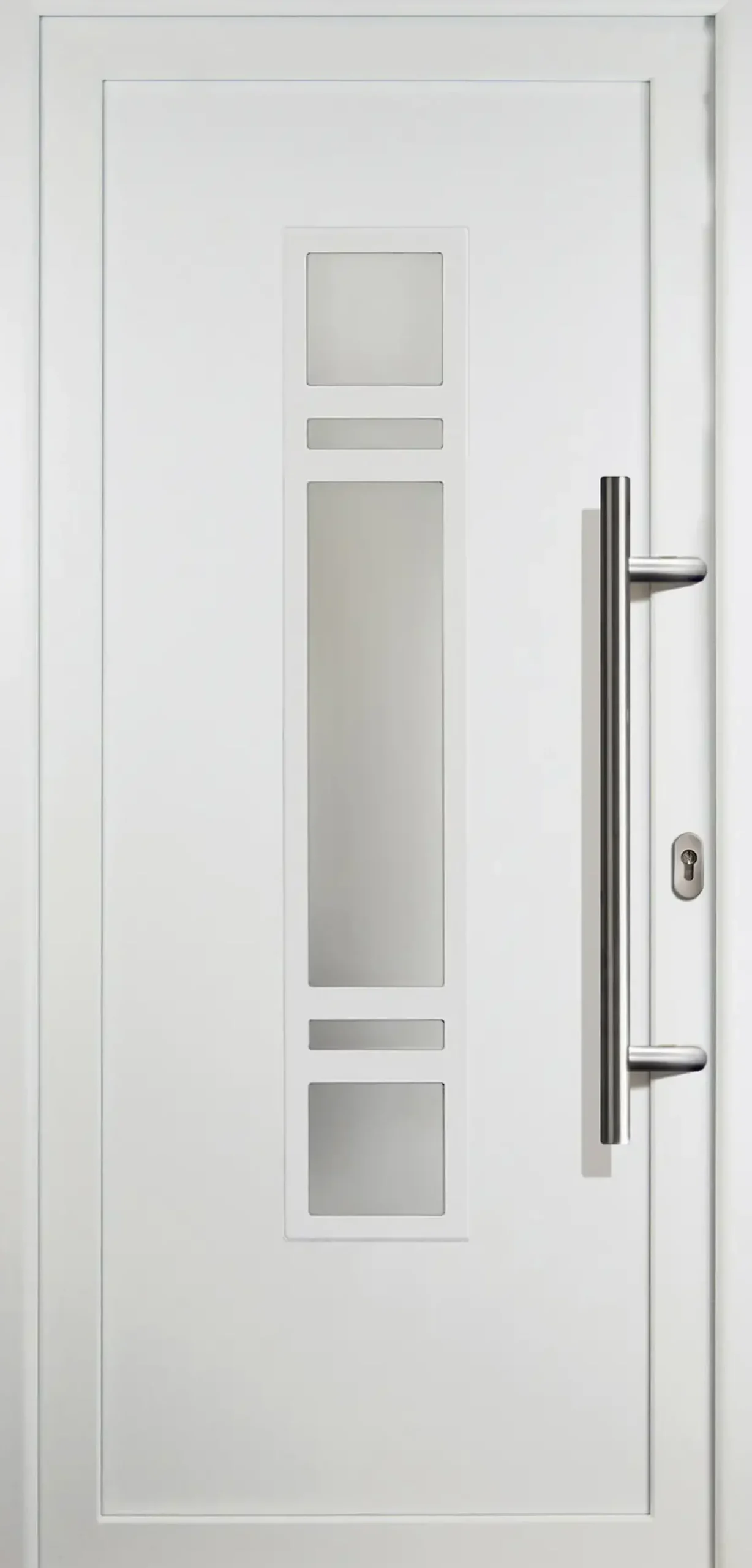 Meeth Haustür Signum Aluminium Modell 83 98 x 208 cm, DIN rechts, weiß