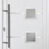 Meeth Haustür Signum Aluminium Modell 88 108 x 208 cm, DIN links, weiß