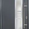 Meeth Haustür Signum Aluminium Modell 53 88 x 200 cm, DIN rechts, titan