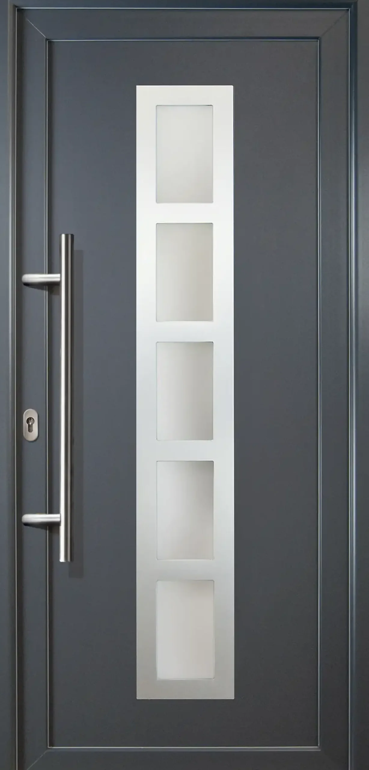 Meeth Haustür Signum Aluminium Modell 51 98 x 208 cm, DIN links, titan