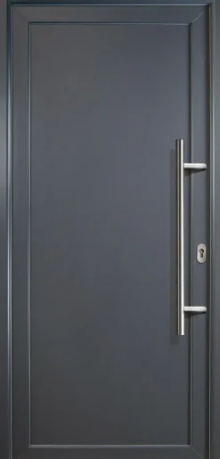 Meeth Haustür Signum Aluminium Modell 01 98 x 208 cm, DIN rechts, titan