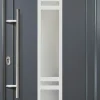 Meeth Haustür Signum Aluminium Modell 83 98 x 200 cm, DIN links, titan