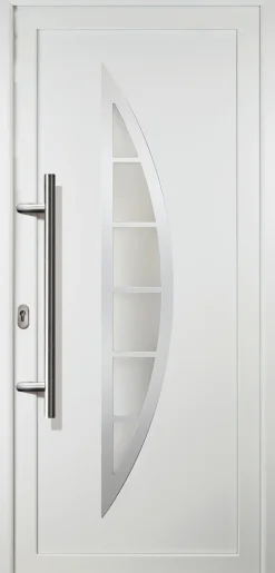 Meeth Haustür Signum Aluminium Modell 28 108 x 208 cm, DIN links, weiß