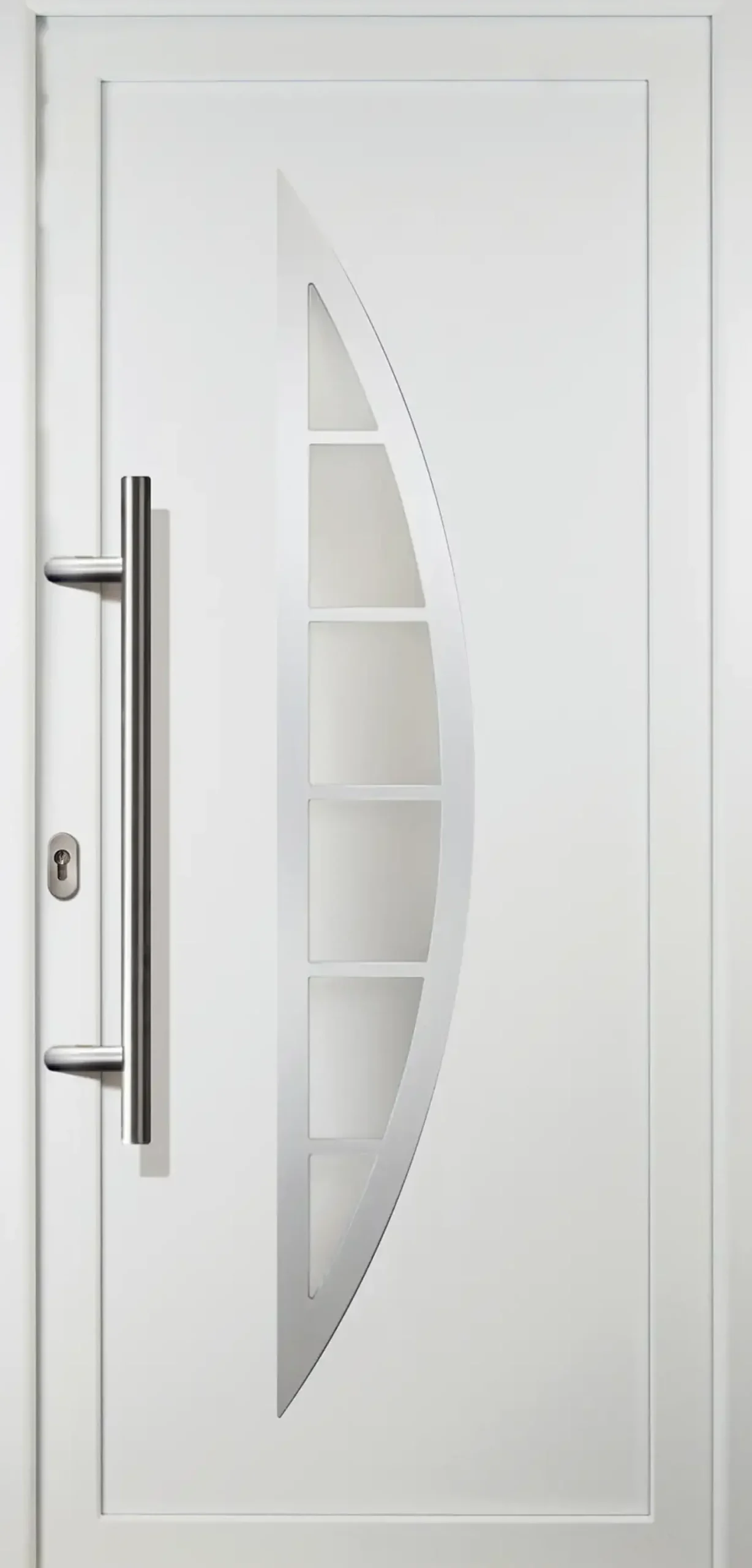 Meeth Haustür Signum Aluminium Modell 28 108 x 208 cm, DIN links, weiß