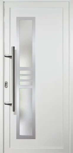 Meeth Haustür Signum Aluminium Modell 53 108 x 208 cm, DIN links, weiß