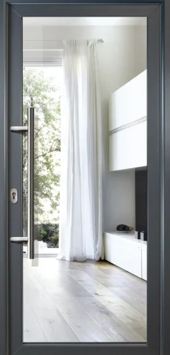 Meeth Haustür Signum Aluminium Modell 60 98 x 208 cm, DIN links, titan