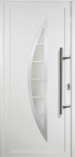 Meeth Haustür Signum Exclusiv PVC Modell 28 108 x 208 cm, DIN rechts, weiß