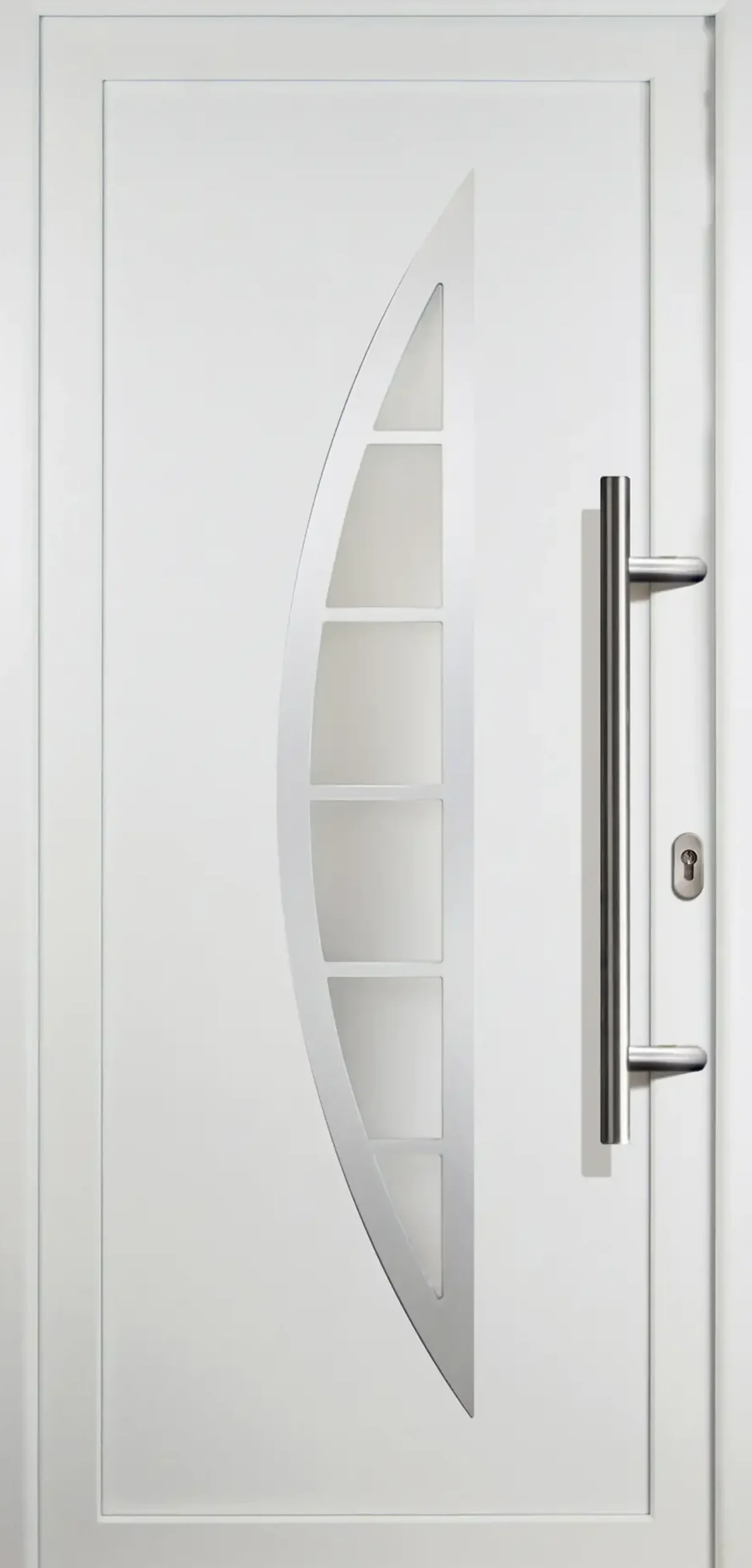 Meeth Haustür Signum Exclusiv PVC Modell 28 108 x 208 cm, DIN rechts, weiß
